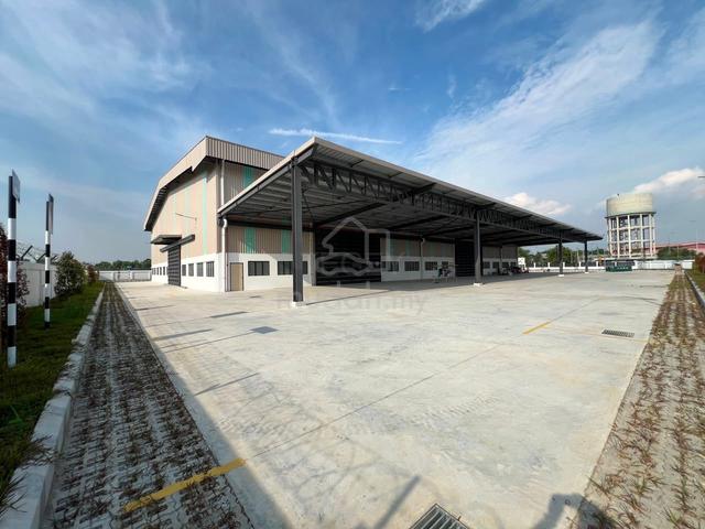 65340sf Puncak Alam Jaya Detached Factory 800amp 40ft Height Warehouse 1