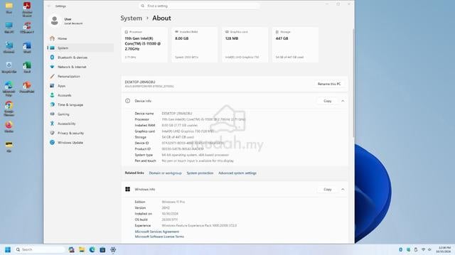 ASUS ExpertCenter D700SC- i5-11500 8GB RAM 480GB S - photo 5 of 6