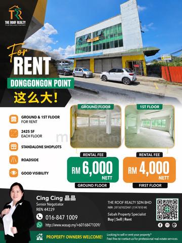 Donggongon Shoplot For rent 1