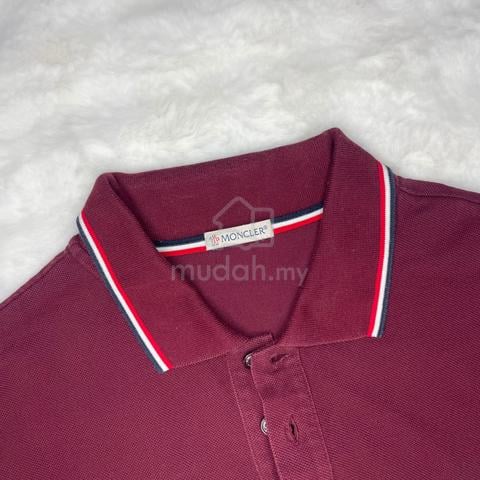Moncler Polo Maroon Red with Logo fits - photo 4 of 5