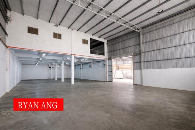 1.5 Storey Semi-Detached Factory For Sale At Taman IKS Bukit Minyak 1