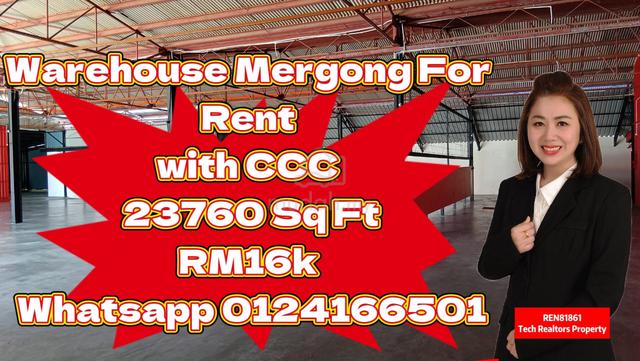 Warehouse with CCC At Mergong, Alor Setar For Rent 1