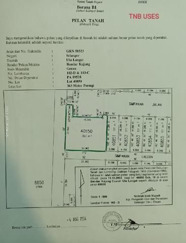 Freehold land 363m3 @Bukit Mewah Kajang 1