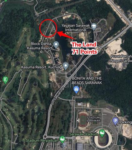 71 Points Detached Lot at Kasuma Resort, Jalan Stadium, Kuching 1