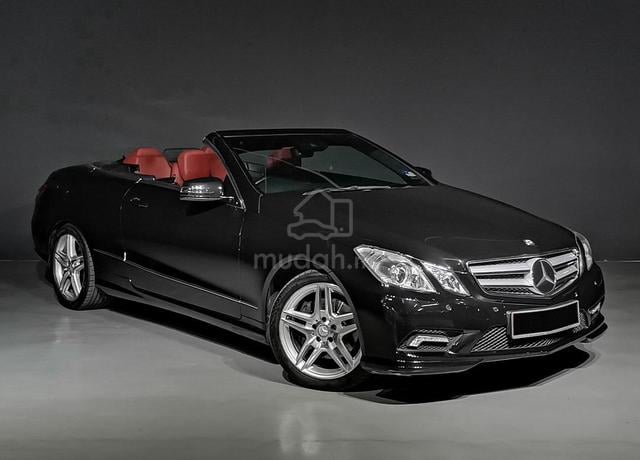 2011 E250 1.8 Cabriolet AMG Convertible Red Intrio - 1