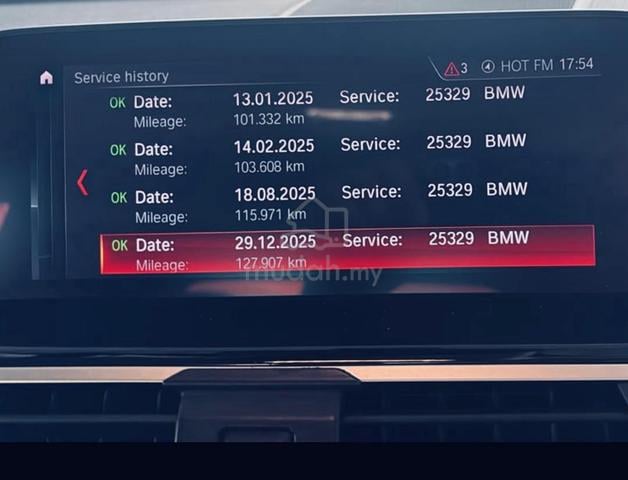 BMW X3 2.0 SDRIVE20I XLINE(a) FULL SERVICE RECORD - 4