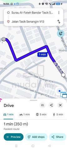 Jalan Kaki ke Surau Banglo Mahkota Hill Tasik Senangin FOR SALE !! 1