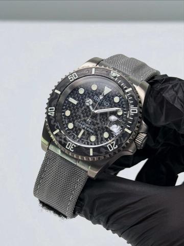 Custom S. Mod 40mm Grey Carbon Titanium Submariner - photo 2 of 6