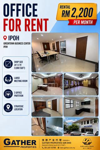 Greentown Office For Rent, Ipoh 1