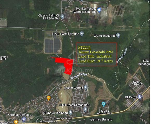GEMAS NEGERI SEMBILAN💯 INDUSTRY LAND 19.7 EKAR Beside MAIN ROAD 1