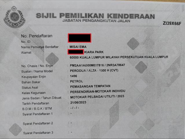 2023 Perodua ALZA 1.5 H = 25,000km JAPANESS OWNER - 2