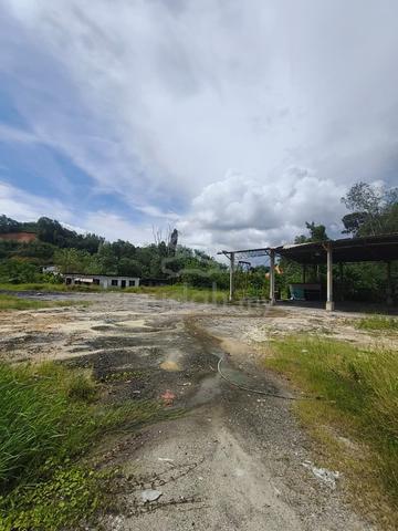 Taman Medan Perdana Damai Likas Facing Road Land For Rent 1