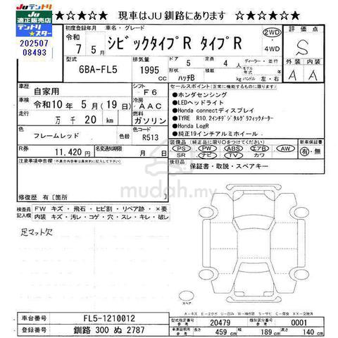 15KM ONLY|2025 Honda CIVIC 2.0 TYPE R FL5|GRADE SA - 5