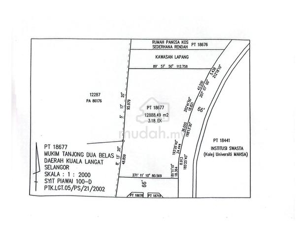 Land (PT 18677) for Sale in Bandar Saujana Putra, Jenjarom,Selangor 1