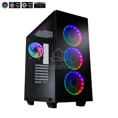 Gaming PC Case, FSP , CMT510, ATX, with RGB fans - photo 2 of 5