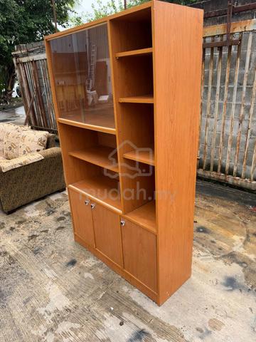 6ft Multipurpose Cabinet Glass Display Rack Shelve - photo 3 of 5