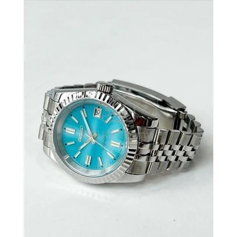 Custom S. Mod Blue DateJust 36mm Automatic Watch - photo 2 of 6