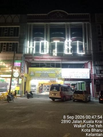 SHOPLOT Wakaf Che Yeh Tepi Jalan Besar UNTUK DISEWA 1