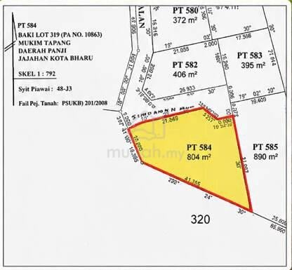 Tanah untuk Dijual di Mukim Tapang, Kota Bharu 1