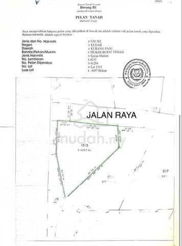 Tanah Kampung Siap Tambun di Tok Jalai Jitra 1