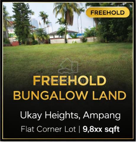 Residential Land at Ukay Heights Ampang near ISKL | Corner Unit 1