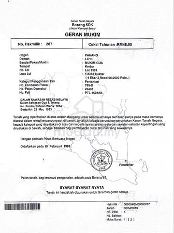 Tanah Pertanian 1