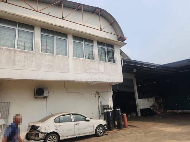 Senai Jalan Idaman 1.5 Storey Semi-D Factory For Sale 1