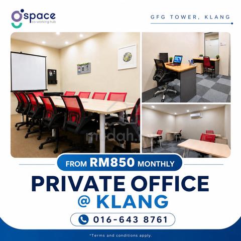 Mid Year Promo! Fully Furnished Office for Rent in Klang Town 1