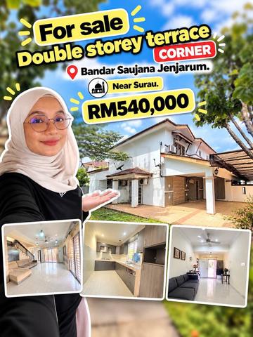 For Sale | Corner Lot Double Storey Terrace House Bsp7, Jenjarum 1