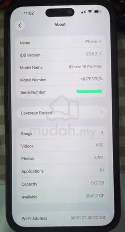 Iphone 15 Pro Max Urgent Jual - photo 3 of 3