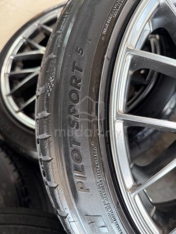 Rim enkei pfm1 18 inch tayar michelin ps5 - photo 5 of 6