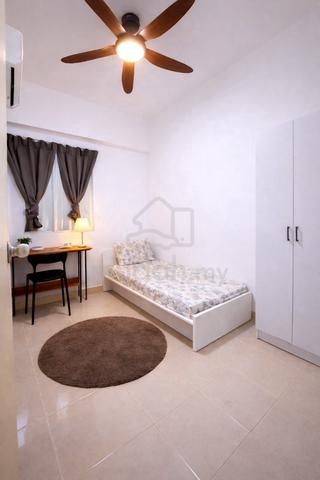 Fully Furnished Single Rooms @ Seaview Residence | Near Penang Sentral 1