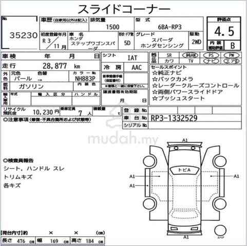 2021 Honda STEPWAGON 1.5 SPADA (A) - 2