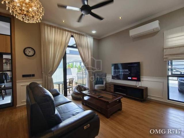 Partly Renovated & Furnished 2 Sty Semi D Nara Eco Ardence Setia Alam 1