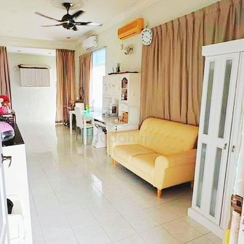 1 storey terrace end lot with land_Full Loan near Jawi /Nibang Tebal 1