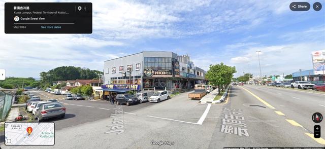 Setapak / Corner lot / 3 Storey Shop for rent / Genting Klang 1