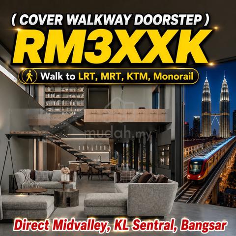 KL Star Condo【 FULL Loan/Reno 】Beside LRT, MRT & KTM - Near Midvalley 1