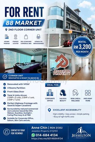 Market 88 | 2nd Floor | Corner | Shop for Rent 1