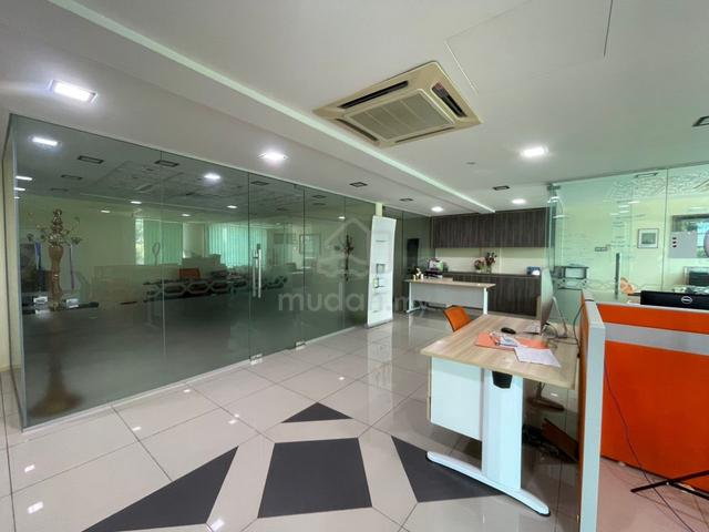 Semi D Warehouse with 3 Storey Office Building Mergong For Rent 3