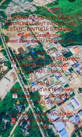 Land + warehouse for sale 1