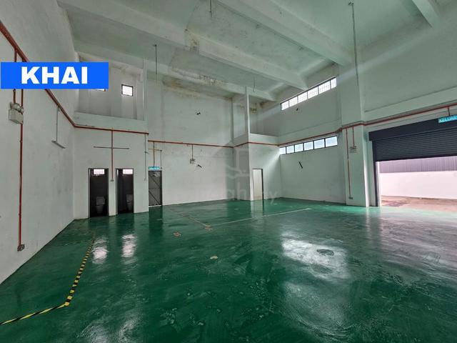 MODERN Semi-D Warehouse Factory For RENT Teguh Industry Bukit Mertajam 1
