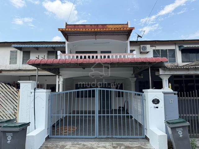 skudai taman damai jaya double storey low cost full loan for sales 1