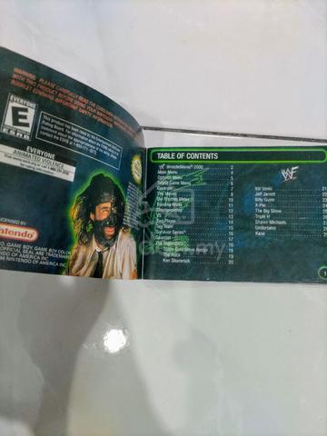 WWF WrestleMania 2000 Game Boy Color GBC Manual  - photo 2 of 5