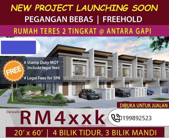 FREEHOLD Batang Kali Antara Gapi Projek Baru Teres 2 Tingkat Serendah 1