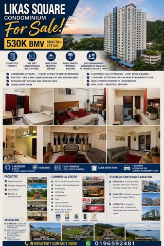 Likas Square Apartment @ Kota Kinabalu 1