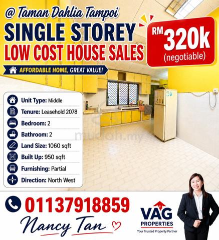 Single Storey Low Cost Tampoi 1