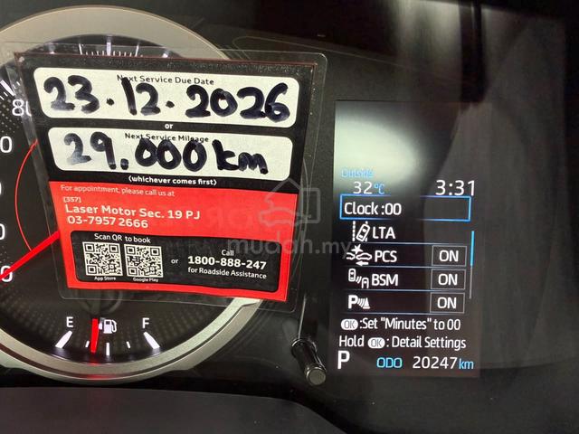 2022 Toyota COROLLA CROSS 1.8 V 20K KM UDR WARANTY - 2