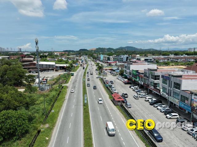 Facing busy main road 2 storey Shop @Taman Bagan Tambun Simpang Ampat 1