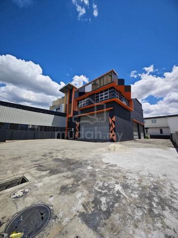 Tasek igb jln kuala kangsar ipoh high ceiling semi d factory rent 1