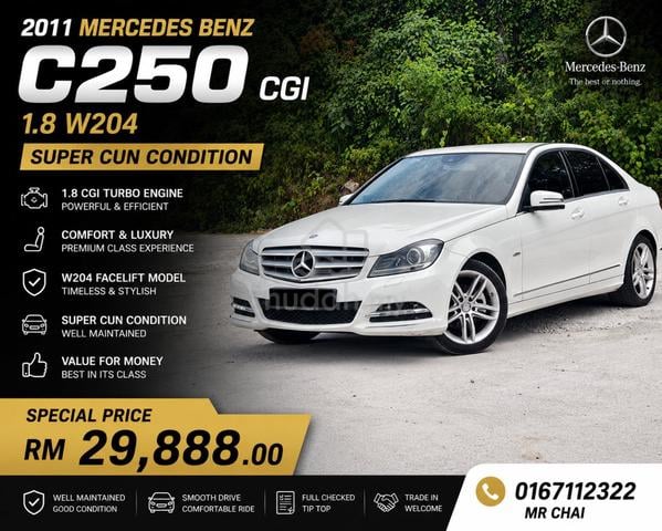 2011 Mercedes Benz C250 CGI BlueEFCY W204 CAR KING - 1